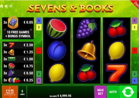 Sevens & Books Slot