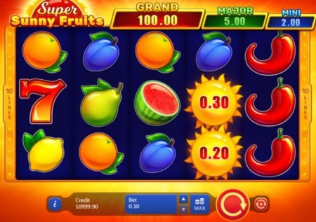 Super Sunny Fruits: Hold and Win Slot