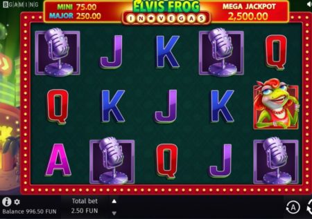 Elvis Frog in Vegas Slot
