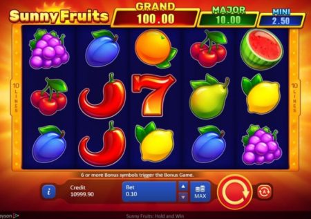 Sunny Fruits: Hold and Win Slot