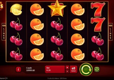Fruits & Jokers: 100 lines Slot