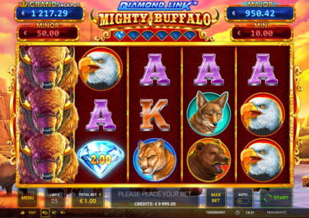 Diamond Link Mighty Buffalo Slot