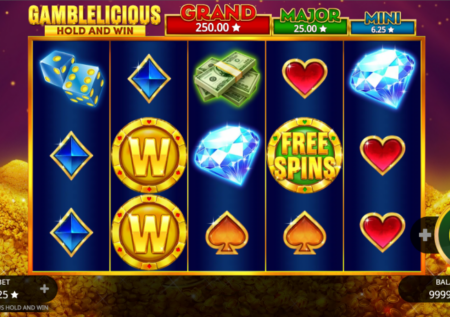Gamblelicious Hold and Win Slot