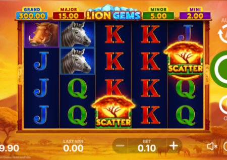 Lion Gems: Hold and Win Slot