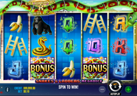 Snakes and Ladders Megadice Slot