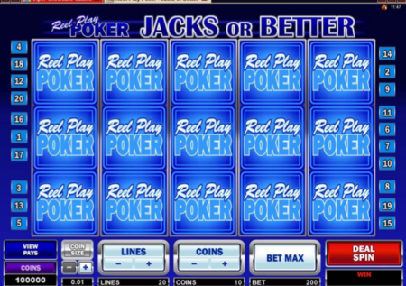 Reel Play Poker Jacks or Better