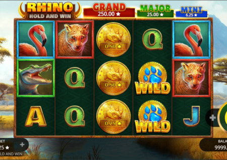 Rhino Hold and Win Slot
