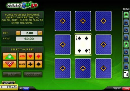 Cards Hi Lo